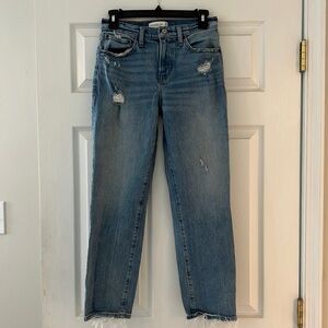 Abercrombie Mid rise Boyfriend Jeans 25